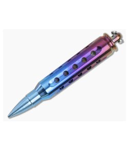 Steve Kelly .223 Bullet Dangler Titanium Key Chain Blurple 3586