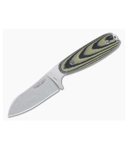 Bradford Guardian3.5 Sheepsfoot Stonewashed M390 3D Camo Micarta Fixed Blade