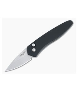 Protech Knives Half-Breed Stonewashed S35VN Black California Legal Automatic 3605