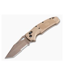 Hogue SIG K320 M17/M18 Tanto Serrated Coyote Tan S30V Polymer ABLE Lock Folder 36363