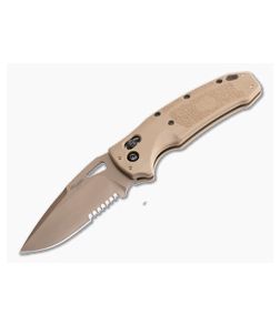 Hogue SIG K320 M17/M18 Drop Point Serrated Coyote Tan S30V Polymer ABLE Lock Folder 36373