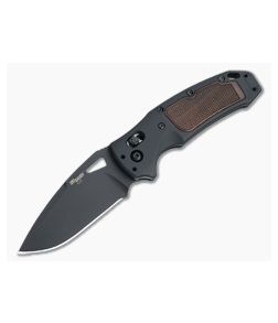 Hogue SIG K320 AXG Black Drop Point Walnut Inlay