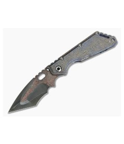 Mick Strider Custom XL Nightmare Grind Tanto Hamon Textured Titanium 