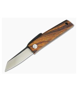 Hiroaki Ohta Knives OFF FK5P Desert Iron Wood Friction Folder 3681
