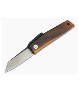 Hiroaki Ohta Knives OFF FK5P Cocobolo Wood Friction Folder 