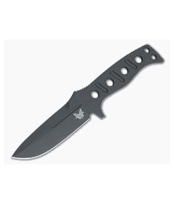 Benchmade 375BK-1 Fixed Adamas Cobalt Black Cruwear Tactical Fixed Blade