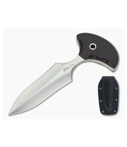 Mike Irie Version 2 Push Dagger CPM-154 Maroon Linen Micarta