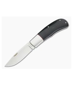 Ray Cover Custom Single Blade Trapper Burgundy Micarta 154CM 3883