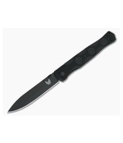 Benchmade SOCP 4.5 Folding Dagger Black D2 Plain Edge Combat Knife 390BK