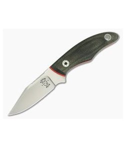 Tom Krein Custom Cayenne Green Canvas Micarta Red Liners CTS-XHP EDC Fixed Blade