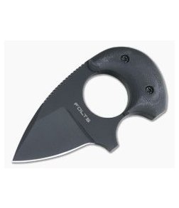 Alan Folts Custom Baby Bear Ninja Coated CPM-154 Black G10 Fixed Blade