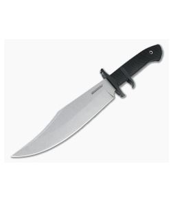 Cold Steel Marauder Bowie Stonewashed AUS-8A Black Kray-Ex Fixed Blade 39LSWBA