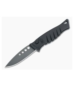 Piranha P3 Amazon Tactical Automatic Black Aluminum Handle Black PVD 154CM Drop Point Blade 3BKT