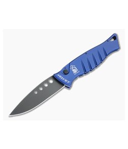 Piranha P3 Amazon Tactical PVD 154CM Blue Button Lock Automatic