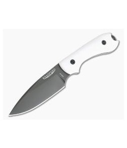 Bradford Knives Guardian3 False Edge GPK Exclusive 3D White G10 DLC 3V Fixed Blade Knife