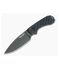 Bradford Knives Guardian3 Full Flat Grind Black G10 DLC 3V Fixed Blade Knife