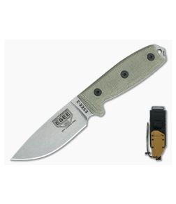 ESEE 3 Uncoated 1095 Plain Edge with MOLLE Back