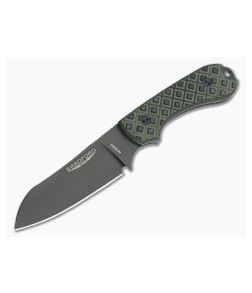 Bradford Knives Guardian3 Sheepsfoot OD Green/Black G10 DLC Coated M390