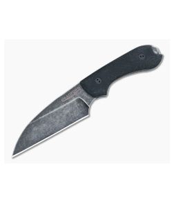 Bradford Knives Guardian3 Wharncliffe 3D Black Micarta Nimbus M390