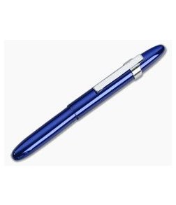 Fisher Space Pen Blueberry Translucent Bullet Space Pen with Clip 400BBCL