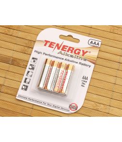 Tenergy AAA Alkaline Batteries 4 Pack