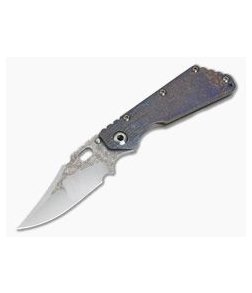 Mick Strider Custom SMF Nightmare Grind Bowie Multi-Color Textured Titanium Frame Lock