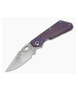 Mick Strider Custom SMF Nightmare Grind Bowie Multi-Color Orange Peel Titanium Frame Lock