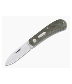 Pepe Jalomo Custom Zulu Green Canvas Micarta CPM154 Spear Point Slip Joint