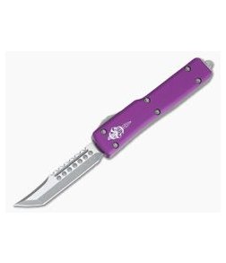 Microtech UTX-70 Hellhound Tanto Apocalyptic Violet Signature Series OTF Automatic 419-10APVIS