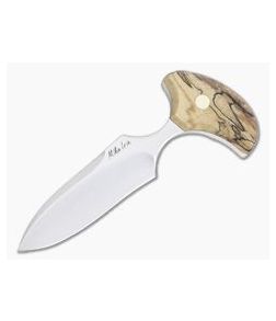 Mike Irie Version 3 Single Edge Push Dagger CPM-154 Spalted Maple Wood 4293