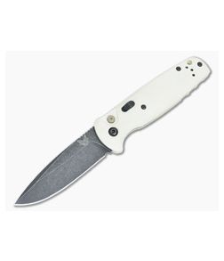 Benchmade CLA Sprint Run Automatic Knife Ivory G10 Black Battlewashed MagnaCut Blade 4300BK-03