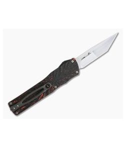 Brian Tighe Twist Tighe Small Satin RWL34 Tanto Mars Valley FatCarbon Carbon Fiber OTF Automatic 4302