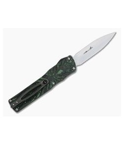 Brian Tighe Twist Tighe Small Satin RWL34 Dagger Jungle Wear FatCarbon Carbon Fiber OTF Automatic 4303