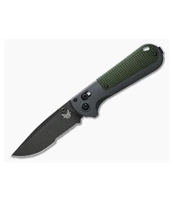 Benchmade Redoubt Black Serrated CPM-D2 Gray Grivory AXIS Folder 430SBK