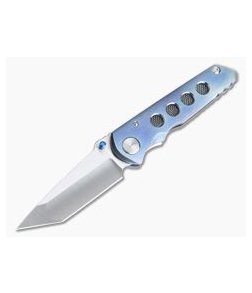 Sergey Rogovets TNT XR Tanto 20 Front Flipper Satin S45VN Titanium Frame Lock 4348