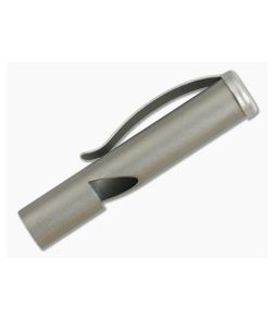 Vargo Titanium Emergency Whistle With Clip