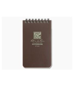 Rite In The Rain 3" x 5" All-Weather Notebook Brown