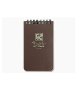 Rite In The Rain 3" x 5" All-Weather Notebook Brown