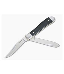 Kershaw Gadsden Mini Trapper Satin Stainless Steel Polished G10 Slip Joint Folder 4381