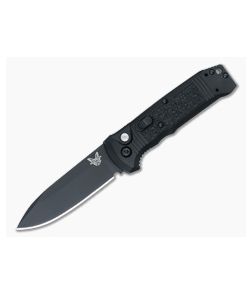 Benchmade 4400BK Casbah Auto Black Handle Black Plain Edge