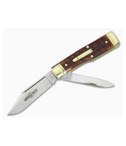 Northfield UN-X-LD #44 All Brass Buffalo Jack Autumn Gold Bone