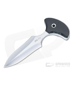 Mike Irie Version 2 Push Dagger CPM-154 Black Canvas Micarta Fixed Blade 4442