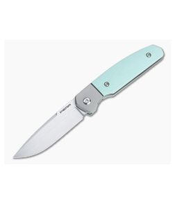 Enrique Pena Custom Front Flipper Caballero Bolstered Tiffany Blue G10 Folder 4459