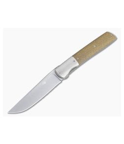 Brad Zinker Slim Stretch Urban Trapper LLF Stonewashed CPM-154 Bolstered Thunderstorm Kevlar Front Flipper 4469