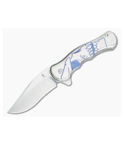 Kizer Cutlery Dorado Skully Titanium Frame Lock S35VN Flipper