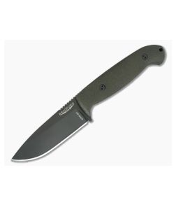 Bradford Guardian4.5 3D OD Green Canvas Micarta Sabre Ground Black DLC CPM-3V