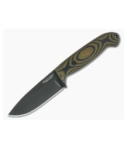 Bradford Guardian4.5 3D Camo Canvas Micarta Sabre Ground Black DLC CPM-3V