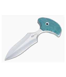 Mike Irie Custom Version 2 Push Dagger CPM-154 Stabilized Blue Maple Fixed Blade 4607
