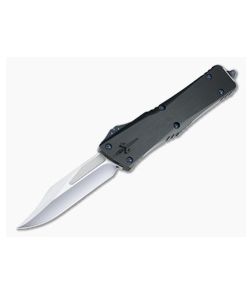 Marfione Custom Combat Troodon Bowie Polished M390 Hefted Black Alloy OTF Automatic Knife 4678