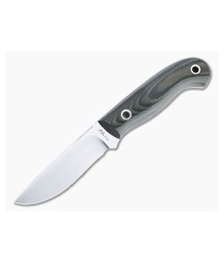 Mike Irie Model 110 Drop Point CPM-154 Green and Black Linen Micarta Fixed Blade 4746